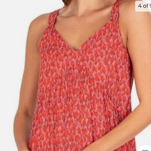 (XXL)- Joie Bondi Sleeveless Animal Print Maxi Dress- Tea Rose - Picture 5 of 12